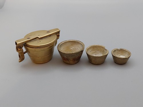 Altes teiliges bechergewicht - altes, 4-teiliges