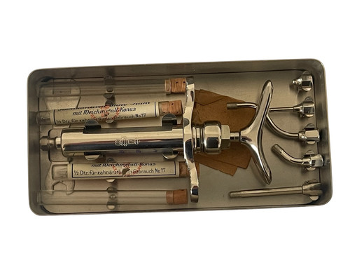 Altes spritzenset 1950er drei - spritzenset,